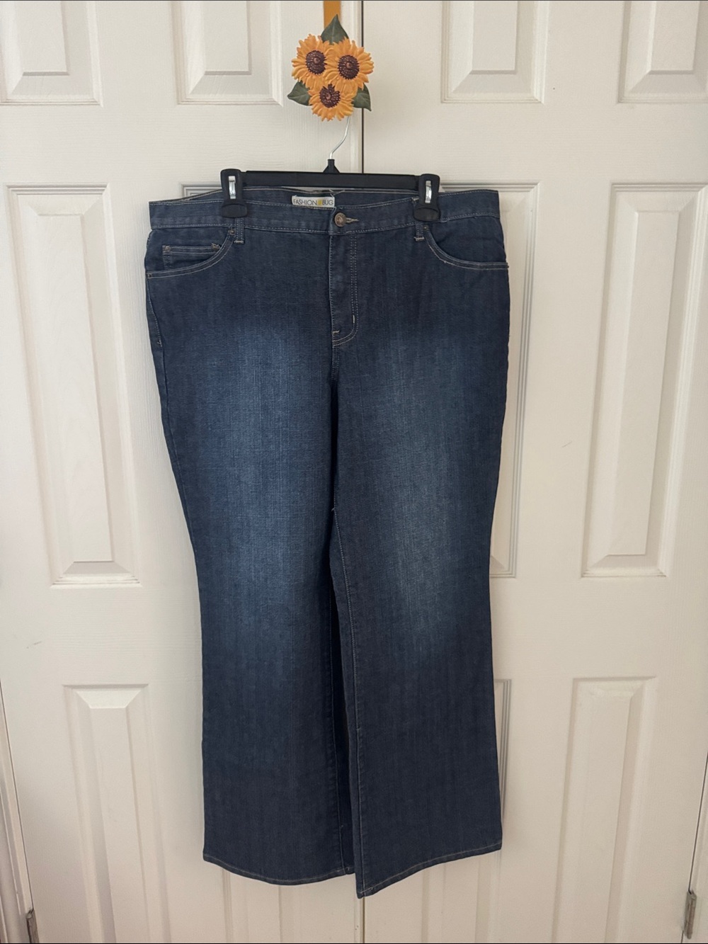 Fashion Bug Dark Blue Flare Jeans